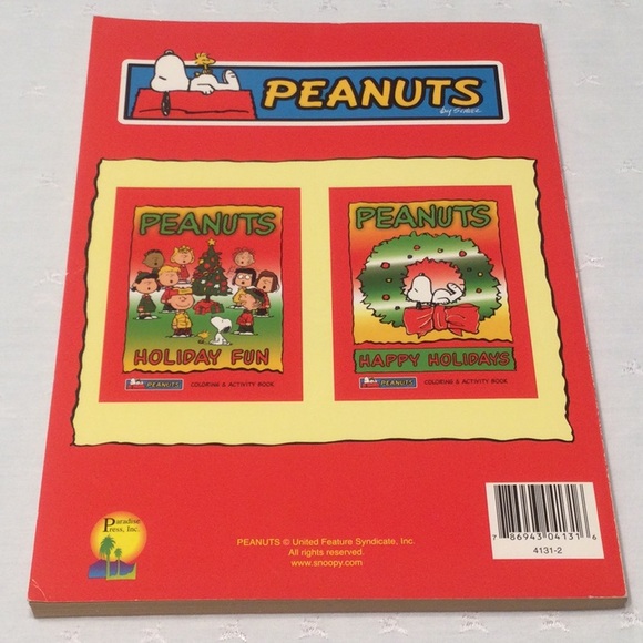 Peanuts Happy Holidays Coloring & Activity Book 2003 - Picture 2 of 5